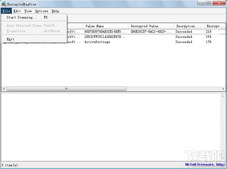 EncryptedRegView,EncryptedRegView下载,注册项加密信息扫描